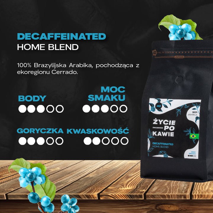 Decaffeinated (Home Blend) 5-CIO PAK PAKIET- pokawie.com 