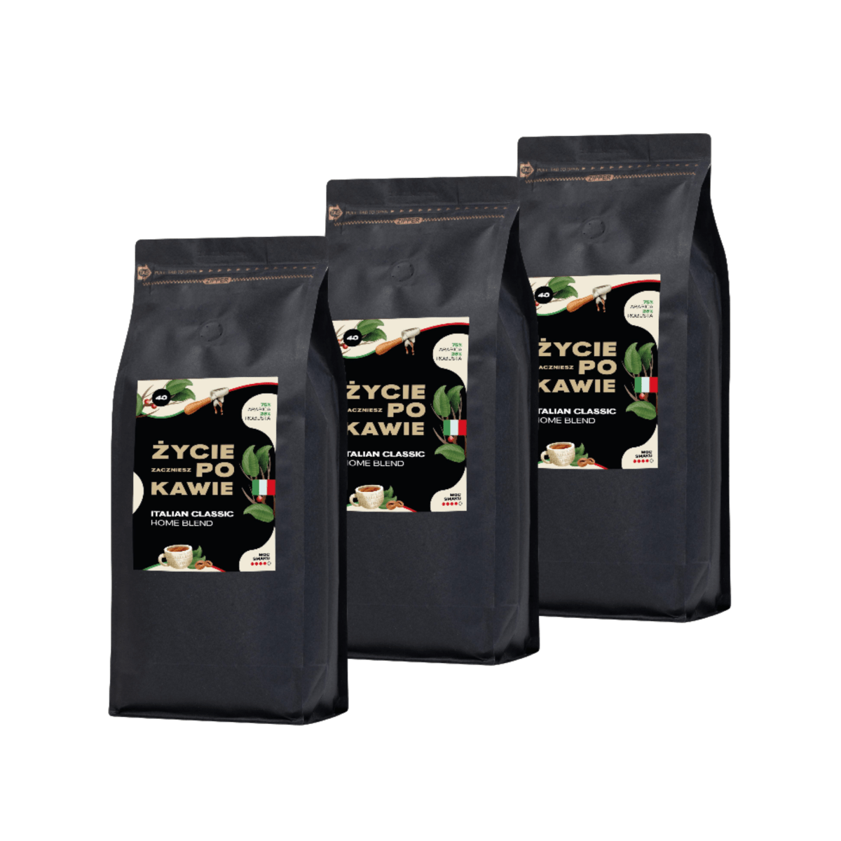 Italian Classic (Home Blend) 3 PAK PAKIET- pokawie.com 