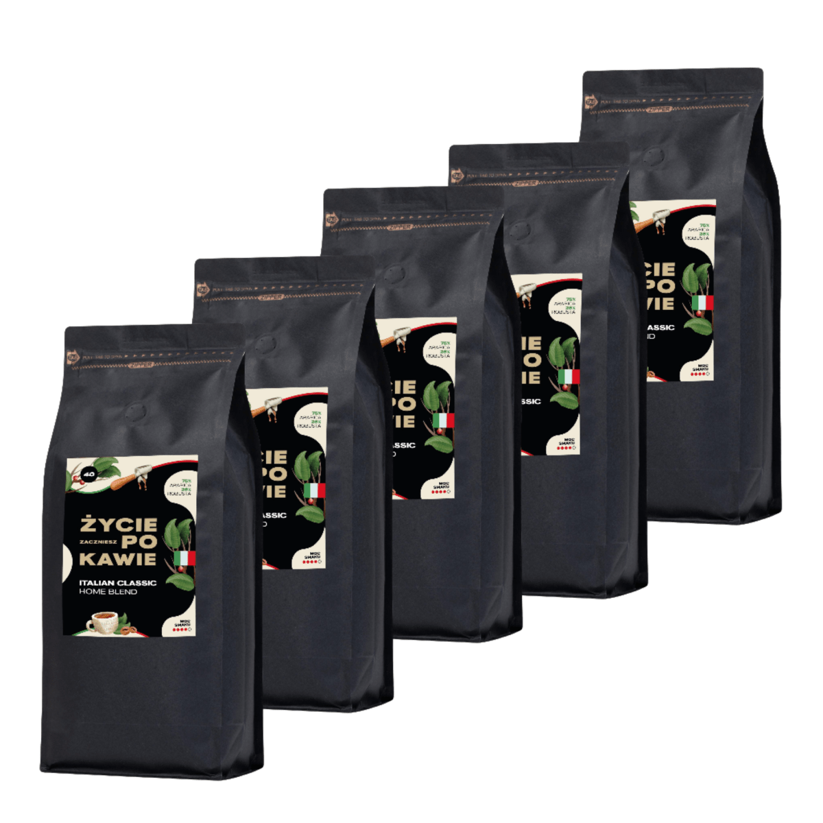 Italian Classic (Home Blend) 5-CIO PAK PAKIET- pokawie.com 
