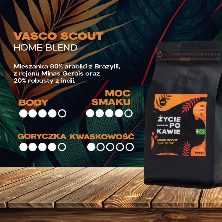 Vasco Scout (Home Blend) 5-CIO PAK PAKIET- pokawie.com 